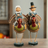 ESC Thanksgiving Fall Pilgrim Tom & Goodie on Turkey Gobbler Lori Mitchell 92295 - The Primitive Pineapple Collection