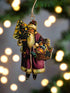 Primitive Retro Vintage Look Saint Nicholas Metal Ornament 5.25 inch - The Primitive Pineapple Collection