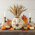 Primitive Halloween Fall Ragon House 7" White Jack O Lantern Choir Boy Bucket - The Primitive Pineapple Collection