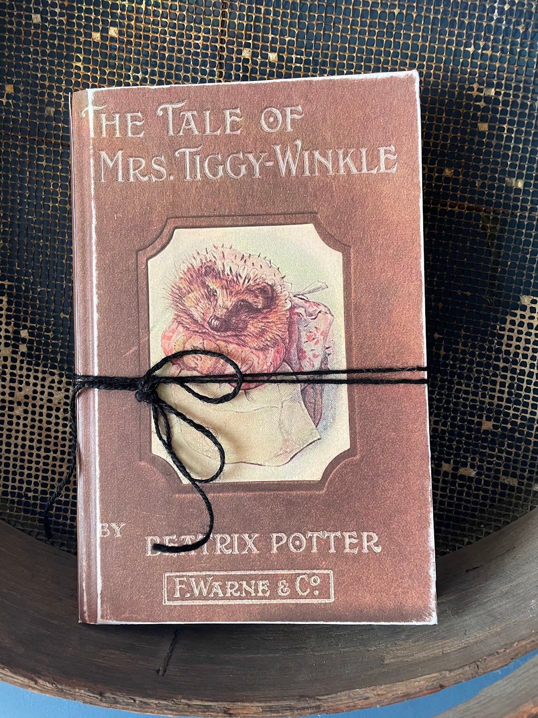 Spring Easter Handcrafted Vintage Look Mrs Tiggy Winkle Beatrix Potter Book