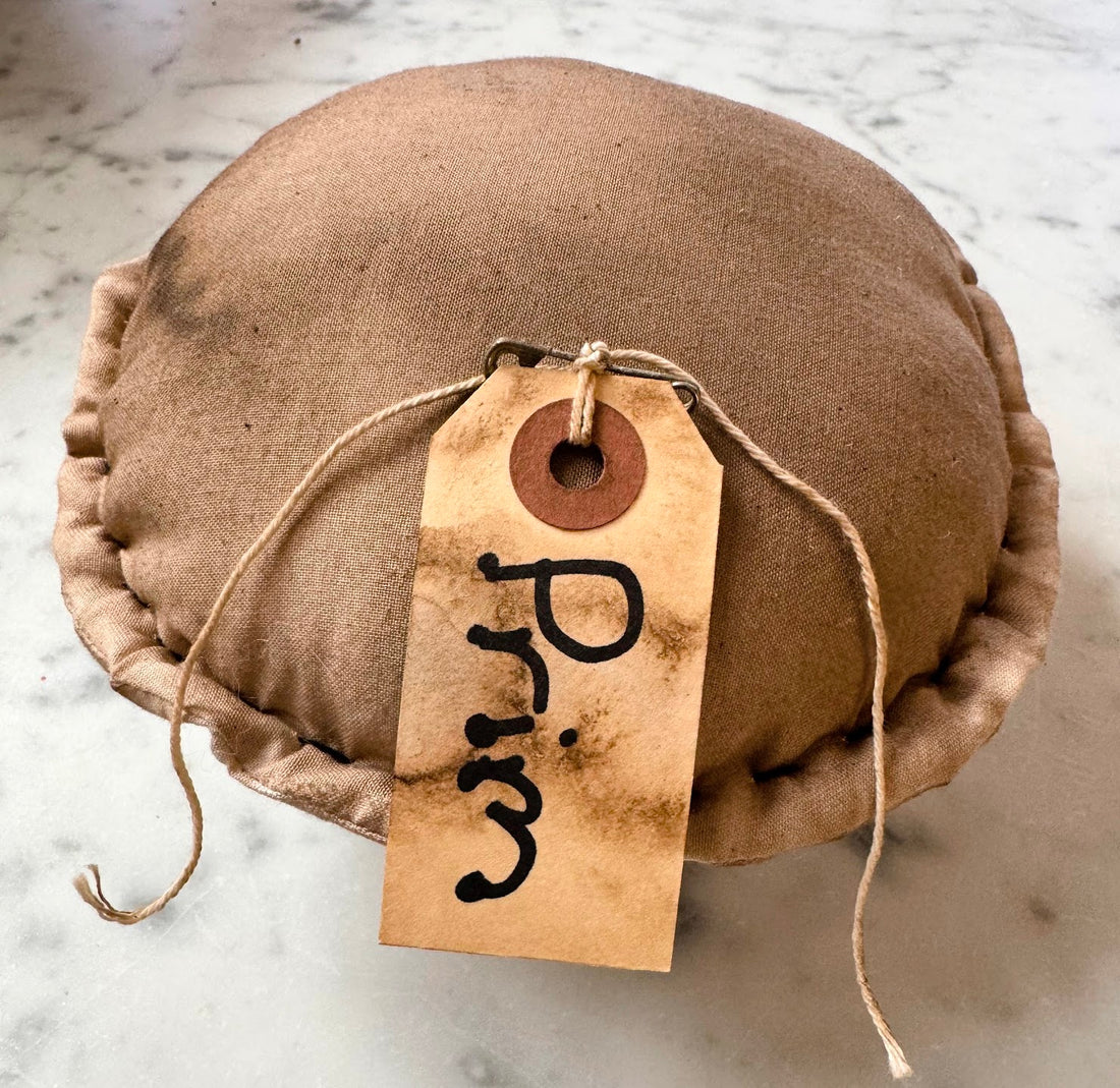 Primitive Handmade Blueberry or Cherry SCENTED 5" Pie Shelf Sitter - The Primitive Pineapple Collection