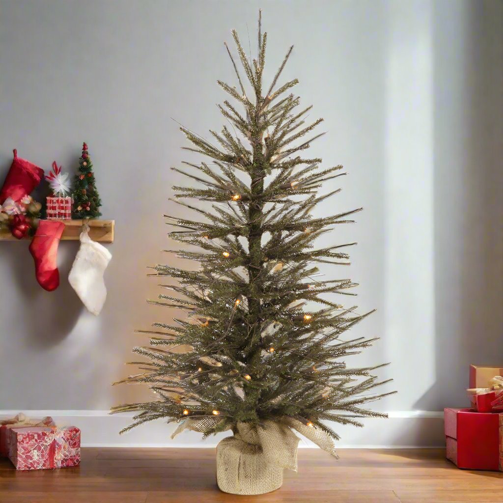Primitive Vickerman 24" Vienna Twig Christmas Tree, Warm White Dura - lit LED Lights - The Primitive Pineapple Collection