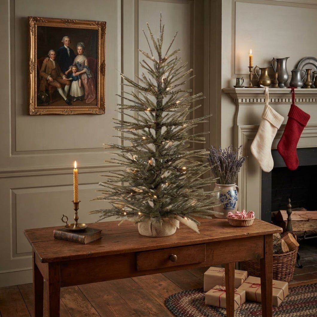 Vickerman 24" Vienna Twig Christmas Tree with Warm White LED Lights - The Primitive Pineapple Collection