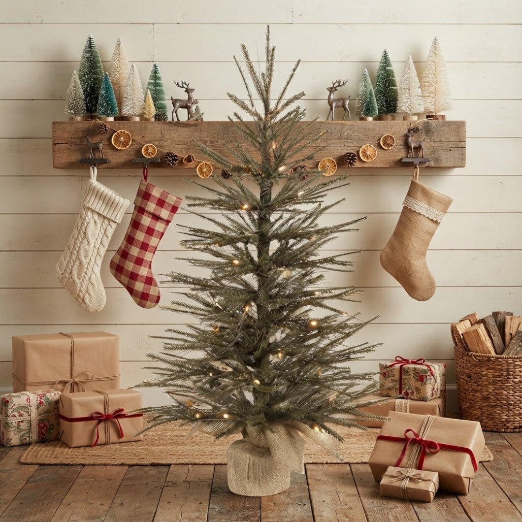 Vickerman 24" Vienna Twig Christmas Tree with Warm White LED Lights - The Primitive Pineapple Collection