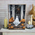 Primitive Halloween Handcrafted Ghost on Porch Block Shelf Sitter - The Primitive Pineapple Collection