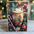Primitive Farmhouse Handcrafted Christmas Hot Cocoa Block Shelf Sitter - The Primitive Pineapple Collection