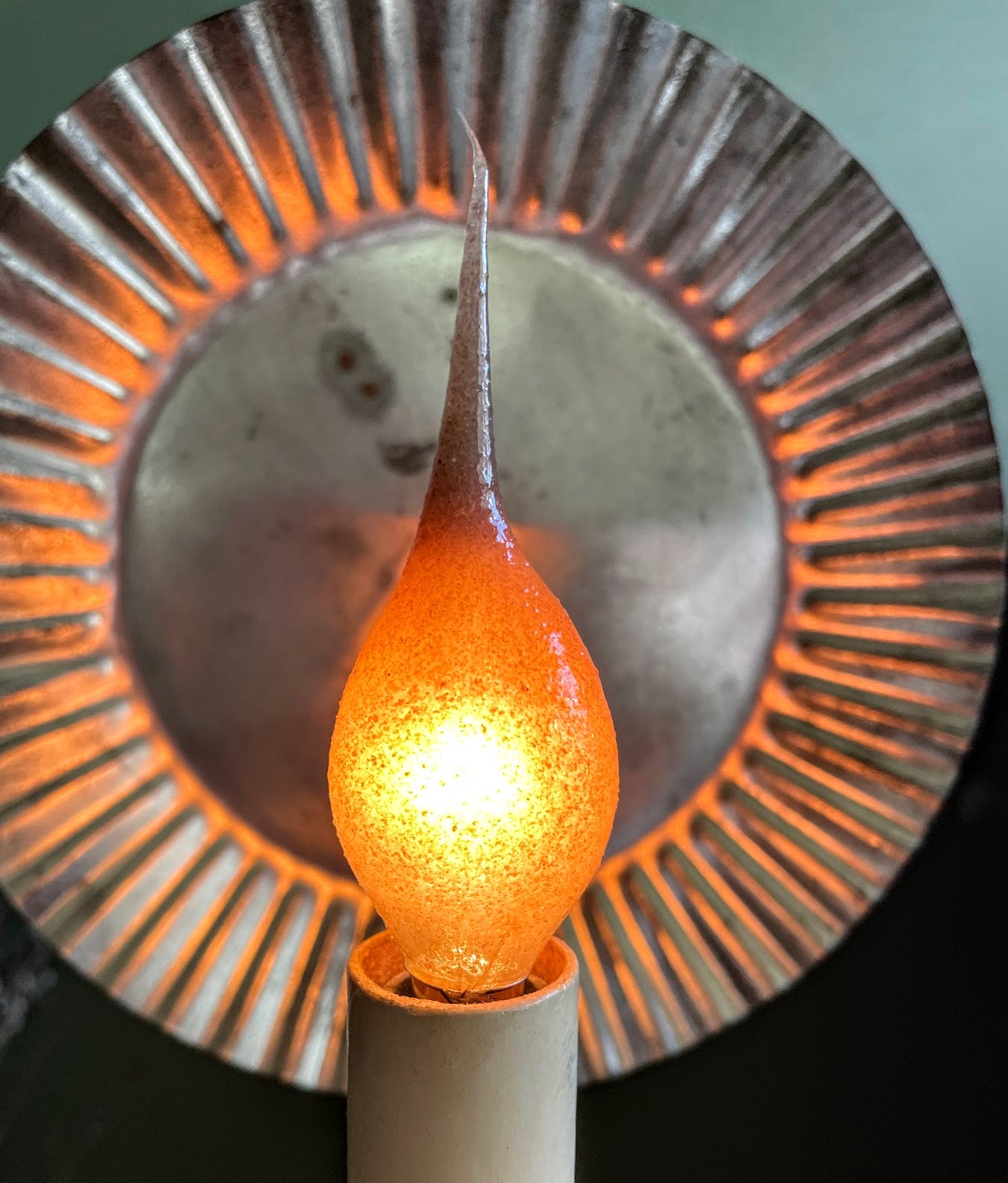 Primitive Rice Lights Primitive/Farmhouse 5 watt Orange Peel Scented Silicone Dipped Light B ...
