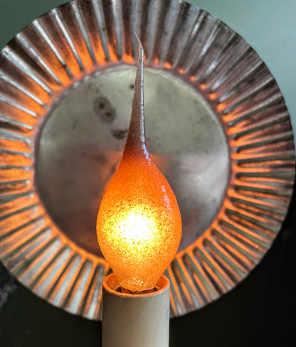 Primitive/Farmhouse 5 watt Orange Peel Scented Silicone Dipped Light Bulb