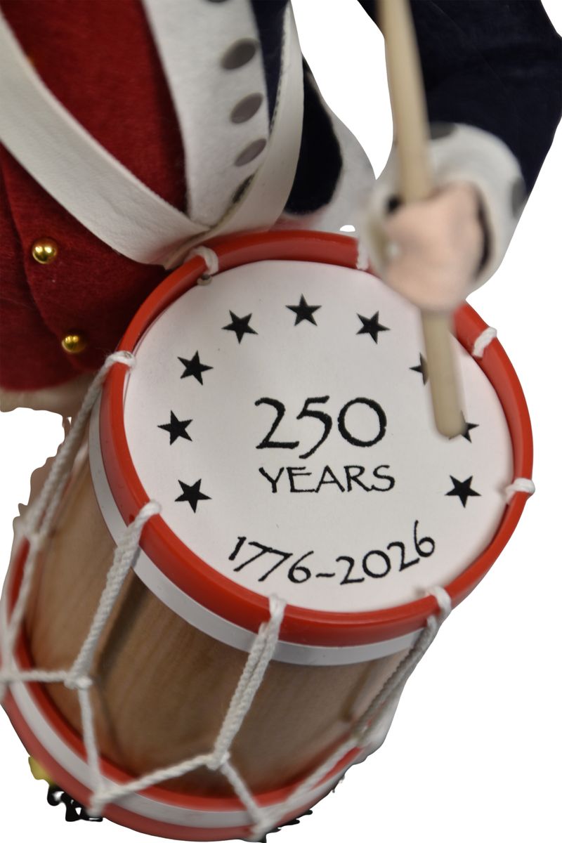 Byers Choice 250 Year Collectable Patriotic 1776 Drummer Caroler 5260 - The Primitive Pineapple Collection