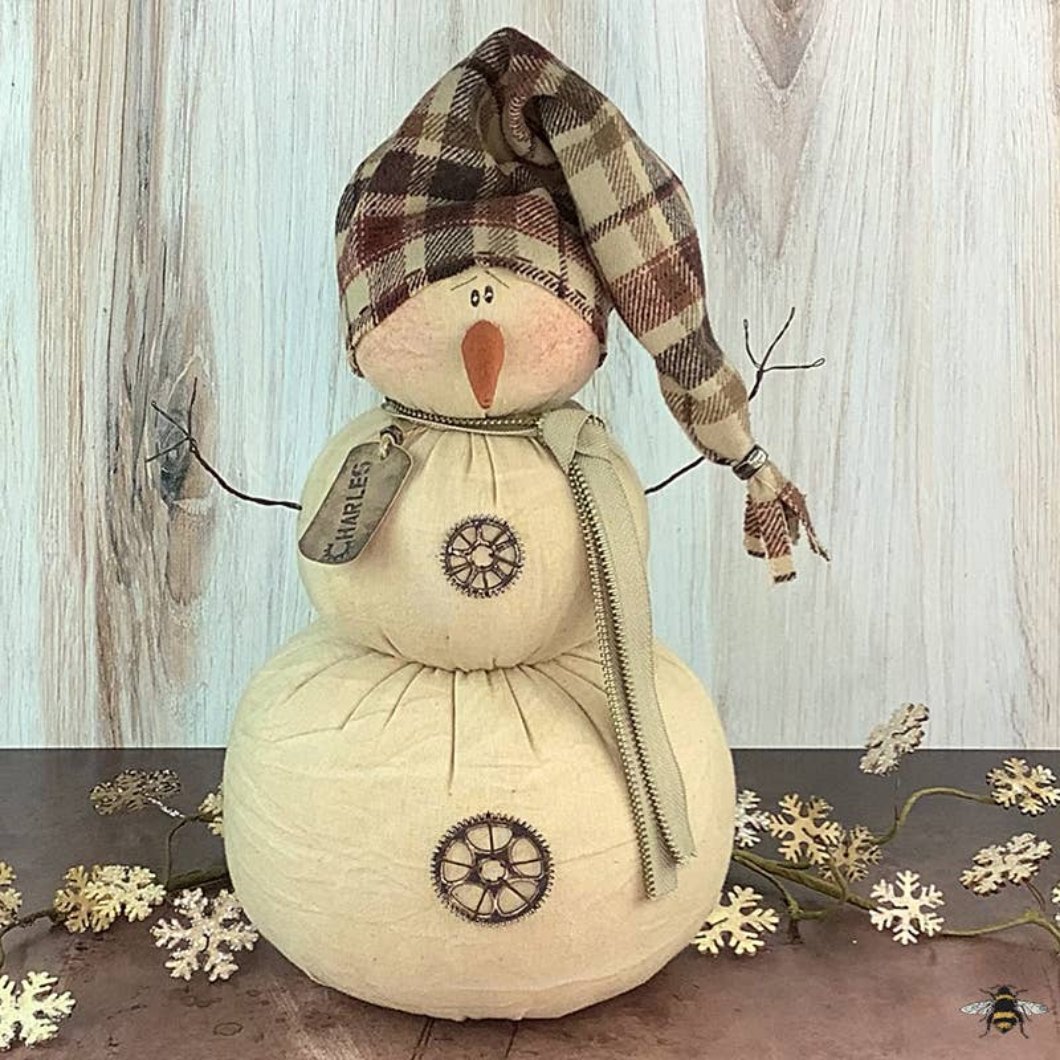 Honey and Me Christmas Charles the Salvage Snowman 14&quot;