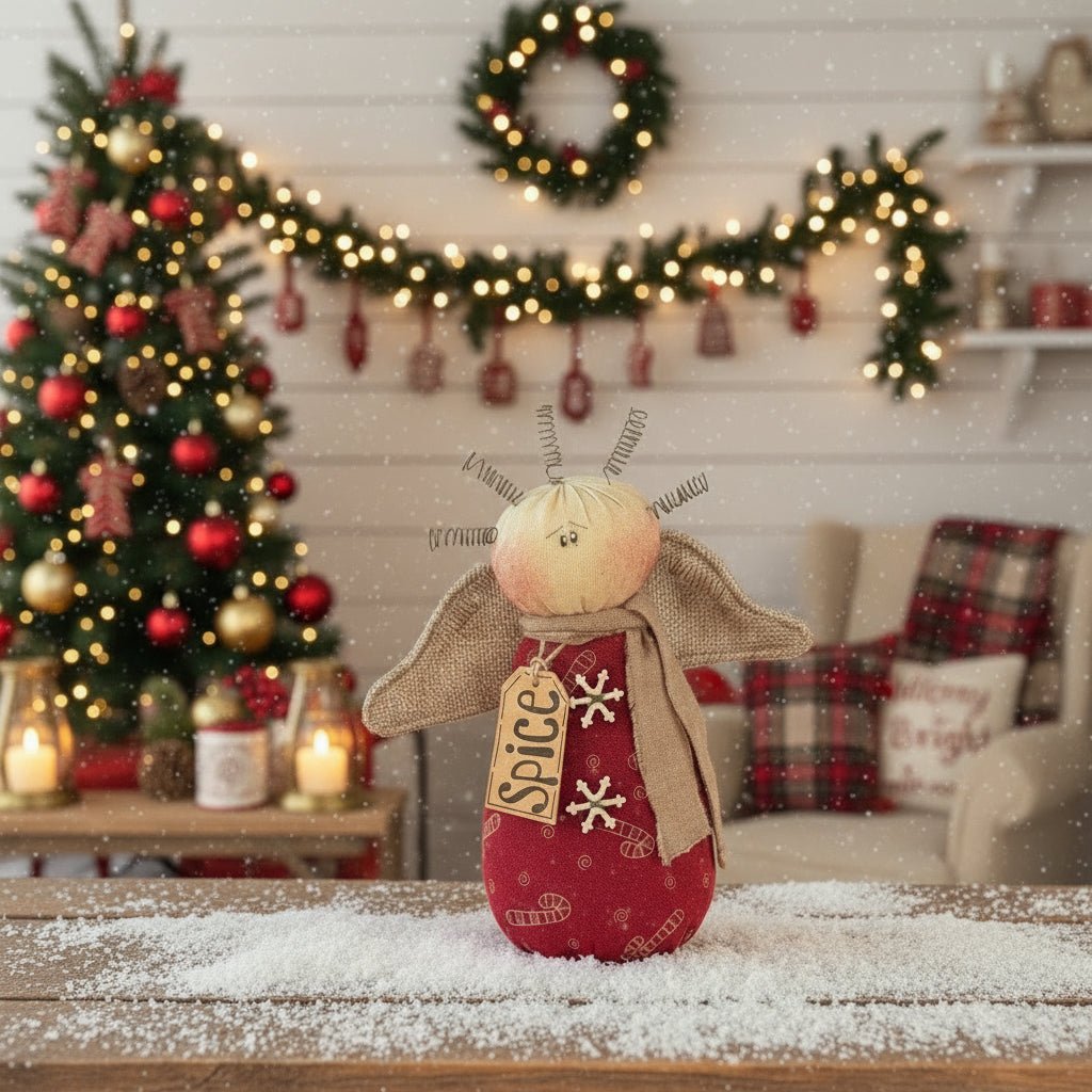 Honey and Me Christmas Spice the Christmas Angel - The Primitive Pineapple Collection