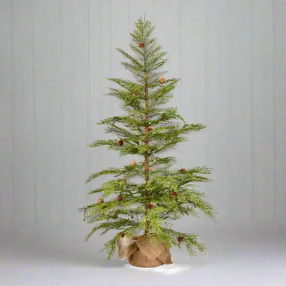 Primitive Vickerman 36&quot; Cedar Pine Artificial Christmas Tree, Unlit