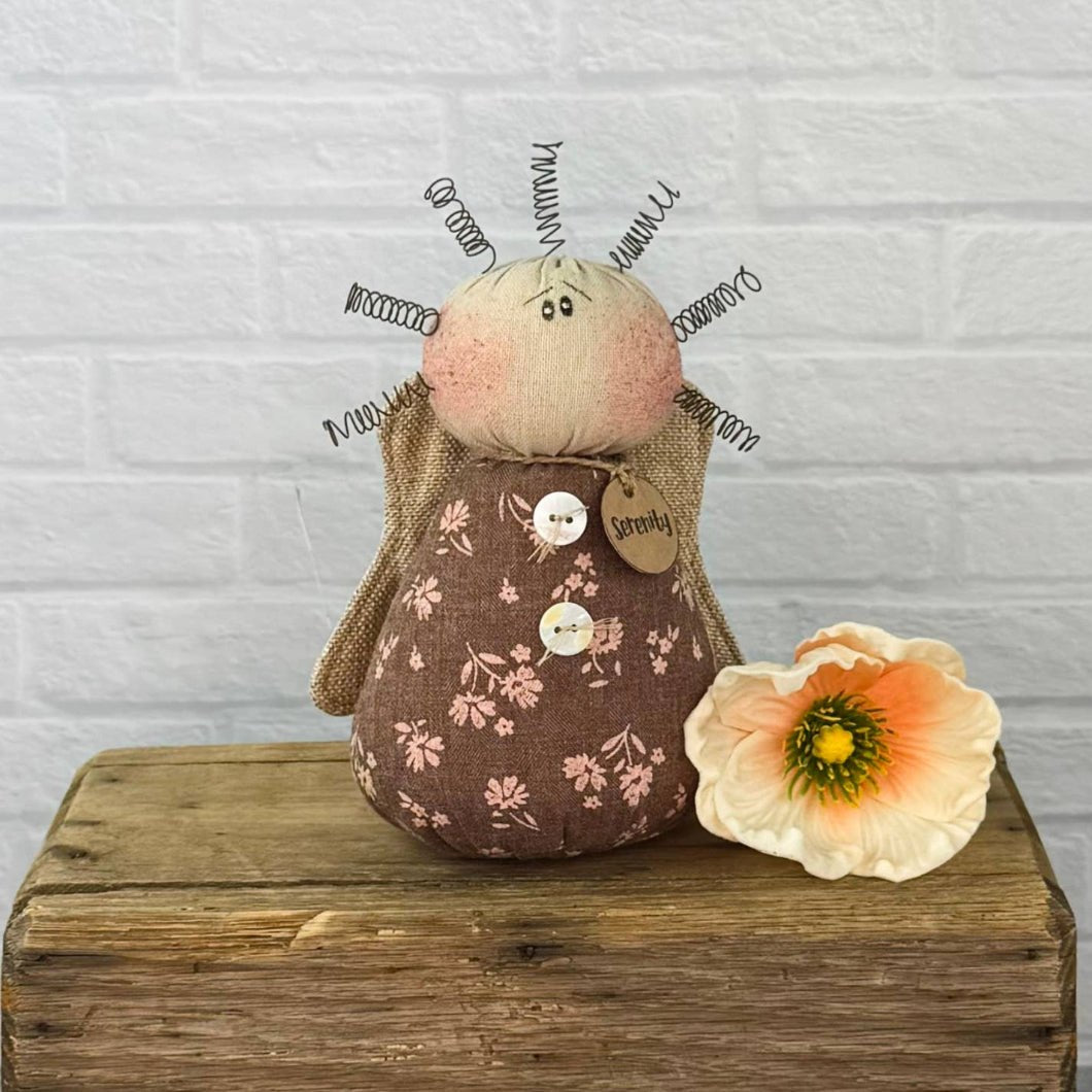 Honey and Me Farmhouse Serenity the Inspirational Baby Angel Girl Doll - The Primitive Pineapple Collection
