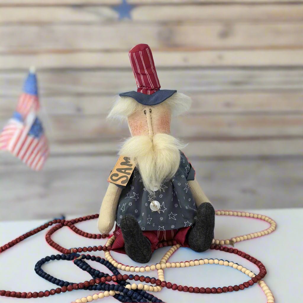 Honey and Me Americana Sam the Uncle Sam Doll - The Primitive Pineapple Collection