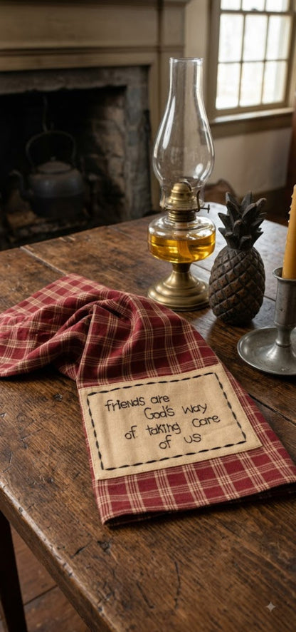 Primitive Farmhouse Friends Are God&