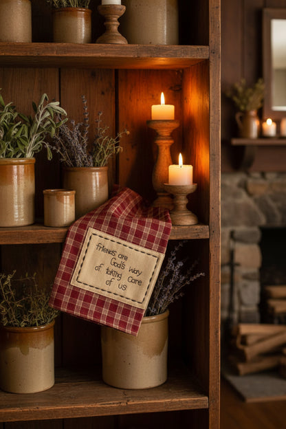Primitive Farmhouse Friends Are God&