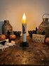 Primitive Handcrafted 7" Witches Hat Battery Flicker Led Timer Taper Candle - The Primitive Pineapple Collection