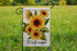 Farmhouse Happiness Sunflowers Garden Floral Decor Flag - The Primitive Pineapple Collection