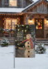 Christmas Snowman Most Wonderful Time Winter Wonderland Decor Flag - The Primitive Pineapple Collection