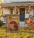 Farmhouse Fall Welcome Apple Basket Harvest Autumn Decor Flag - The Primitive Pineapple Collection