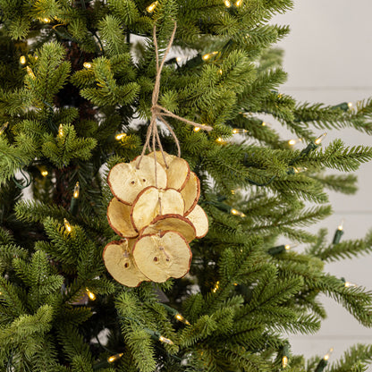 Primitive Christmas Ragon House 12&quot; Apple Slice Hanging Ornaments