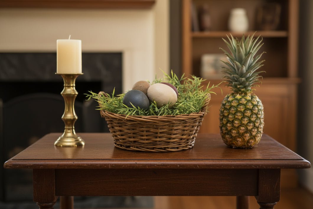 Primitive Spring Easter 4 pc Primitive Eggs 2.5" - The Primitive Pineapple Collection