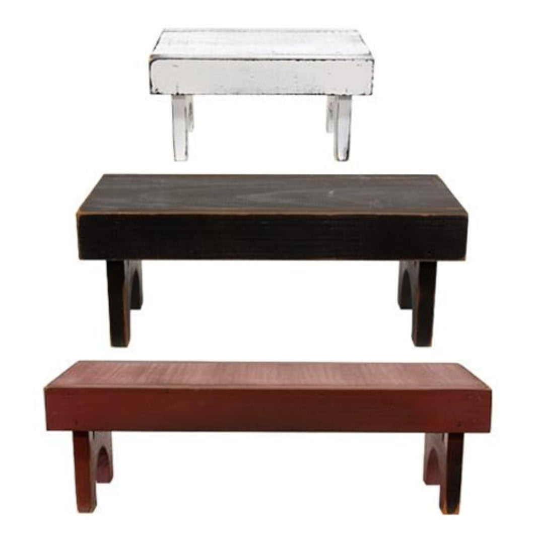 Primitive Farmhouse Handcrafted Distressed Wooden Stackable Risers