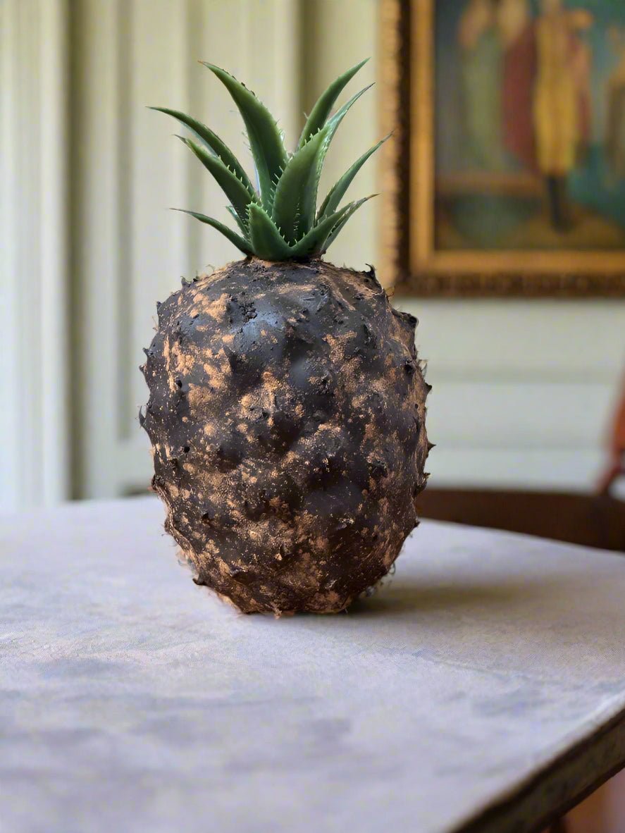 Primitive Colonial Grungy Cinnamon Scented Pineapple 8" - The Primitive Pineapple Collection