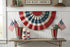 Farmhouse Ragon House 48" Metal Americana Flag Bunting Wall Decor - The Primitive Pineapple Collection