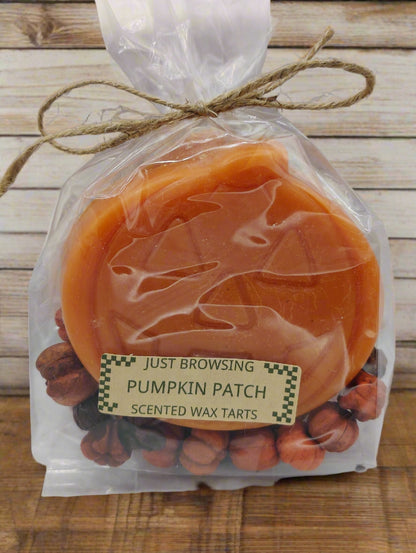 Handcrafted Fall Harvest 2pk Pumpkin Patch Scented Wax Tarts