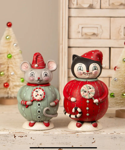 Bethany Lowe Christmas Johanna Parker Dezzy-Purr Sweet Dreams Jar JP3034