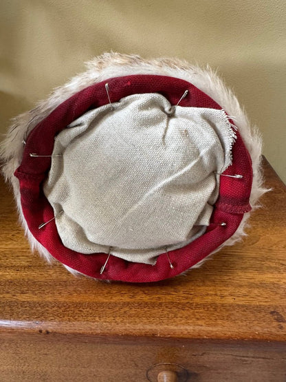 Primitive Christmas Handcrafted Red Santa Hat Centerpiece/Tree Topper - The Primitive Pineapple Collection