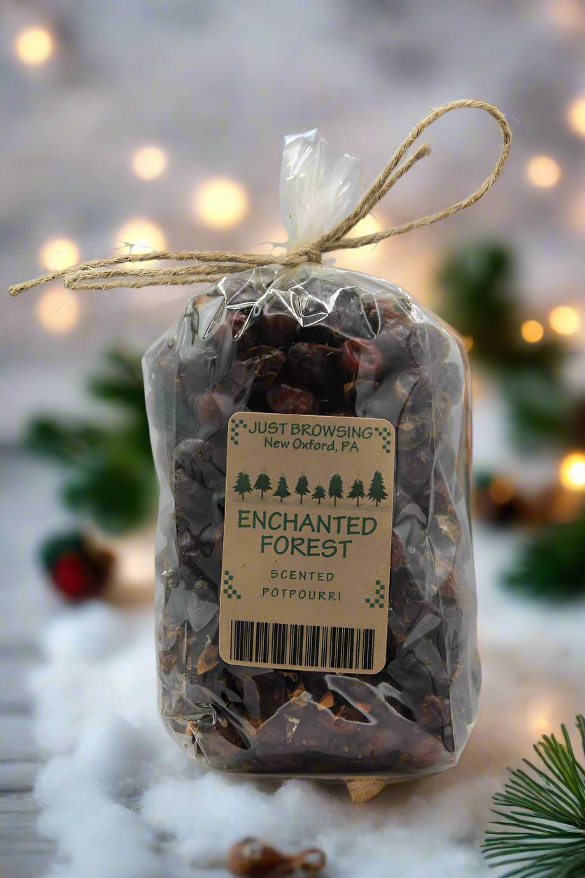 Handcrafted USA Holiday Enchanted Pine Forest Potpourri - The Primitive Pineapple Collection