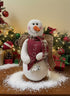 Primitive Christmas 13" Rustic Snowman Angel Doll w/ Joy Pillow - The Primitive Pineapple Collection
