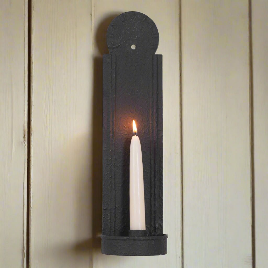 Primitive Colonial Windsor Candle Sconce 14&quot; - The Primitive Pineapple Collection