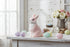 Primitive Ragon House Spring Easter 7.5" Pastel Pink Standing Bunny - The Primitive Pineapple Collection