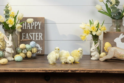 Primitive Ragon House Spring Easter 3" Yellow Chick - The Primitive Pineapple Collection