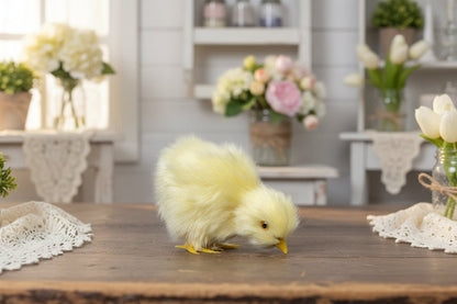 Primitive Ragon House Spring Easter 4.25" Yellow Chick - The Primitive Pineapple Collection