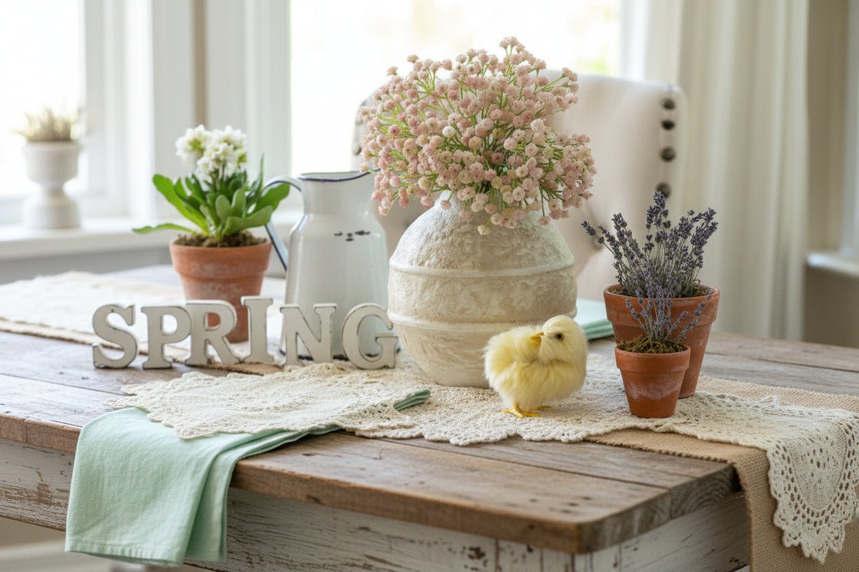 Primitive Ragon House Spring Easter 3.5" Yellow Chick - The Primitive Pineapple Collection