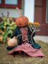 Primitive Handcrafted Pumpkin Doll Lynn w/ Gourd 12" - The Primitive Pineapple Collection