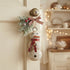 Primitive Christmas Recycled Metal Snowman Ornament with Scarf - The Primitive Pineapple Collection