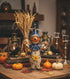 Primitive Halloween Recycled Metal Henry Pumpkin Man - The Primitive Pineapple Collection