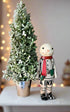 Primitive Christmas 11.25" Recycled Metal Snowman with Mittens - The Primitive Pineapple Collection