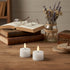 Ragon House 2 pc 3D Flame Battery Tealight Candles with 6hr Timer – White Melting Look - The Primitive Pineapple Collection