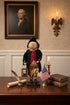Primitive Handcrafted 20" Americana Paul Revere on Stand w/ Lantern - The Primitive Pineapple Collection
