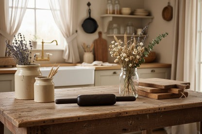 Primitive Vintage Distressed Wood Rolling Pins