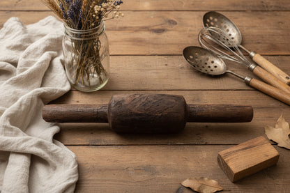 Primitive Vintage Distressed Wood Rolling Pins