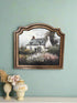 Handcrafted Retro 10" Canvas on Wood Provincial Spring Cottage Painting Framed Art - The Primitive Pineapple Collection