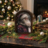 Antique Santa Arch-Top Framed Canvas Art, 6" x 8" - The Primitive Pineapple Collection