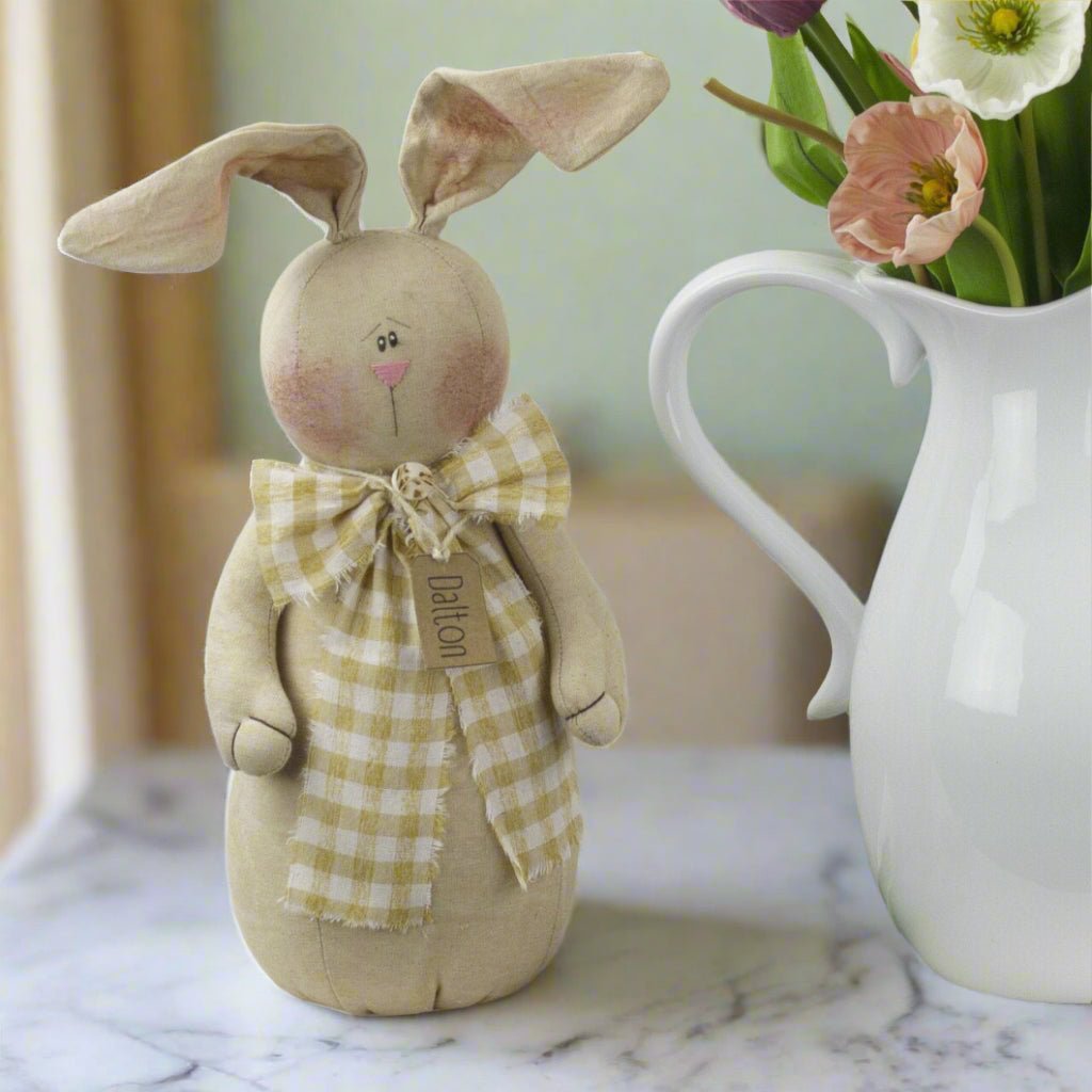 Primitive Spring Easter Honey and Me Dalton the Bunny 11" - The Primitive Pineapple Collection